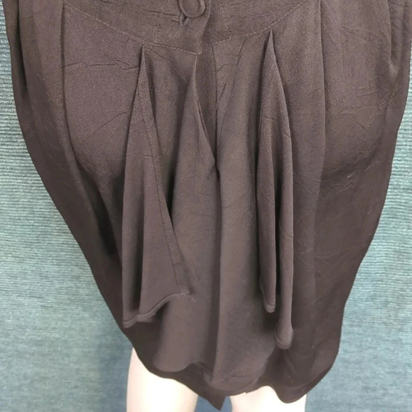 Vintage Carole Little For Saint Tropez Black Dress With Tail - Picture 8 of 12